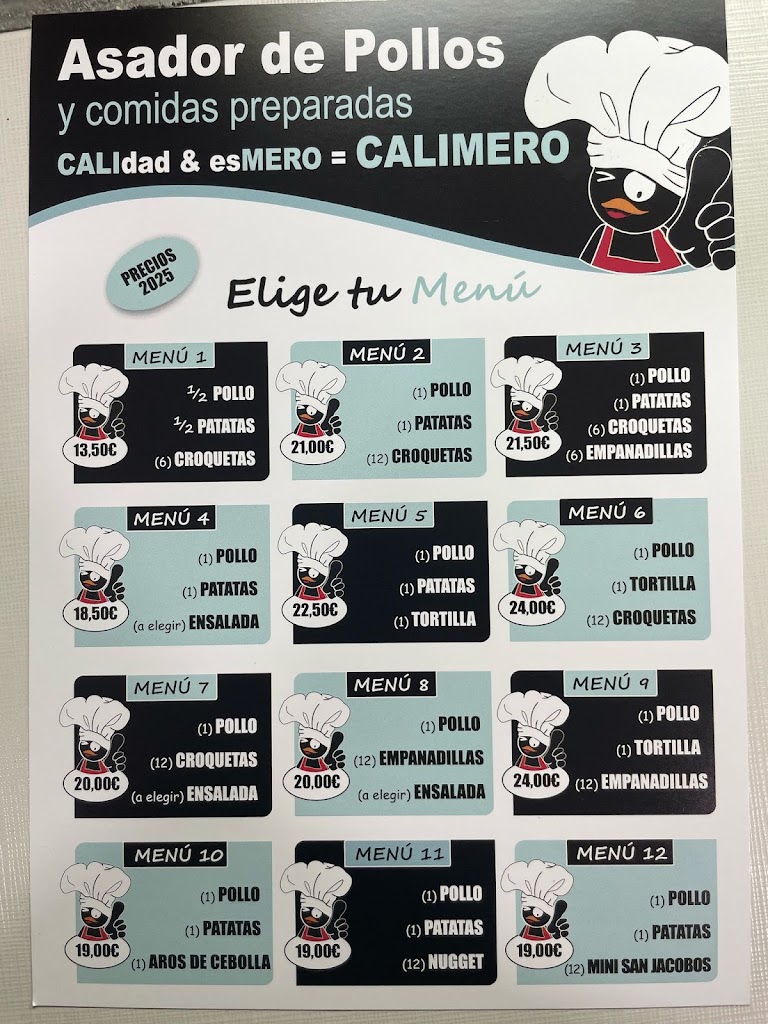 Asador de pollos Calimero y comidas preparadas — Mas recientes