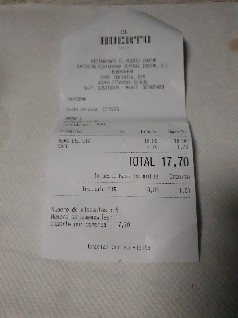 El Huerto Iberum — Mas recientes