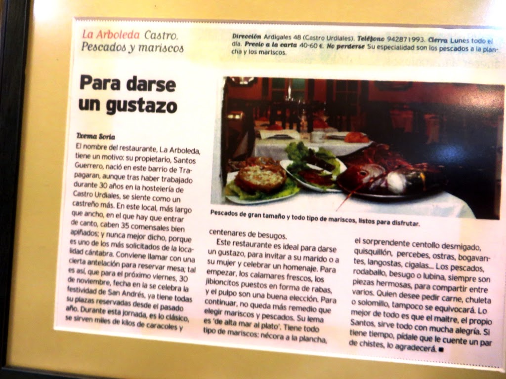 Restaurante CCI — Carta