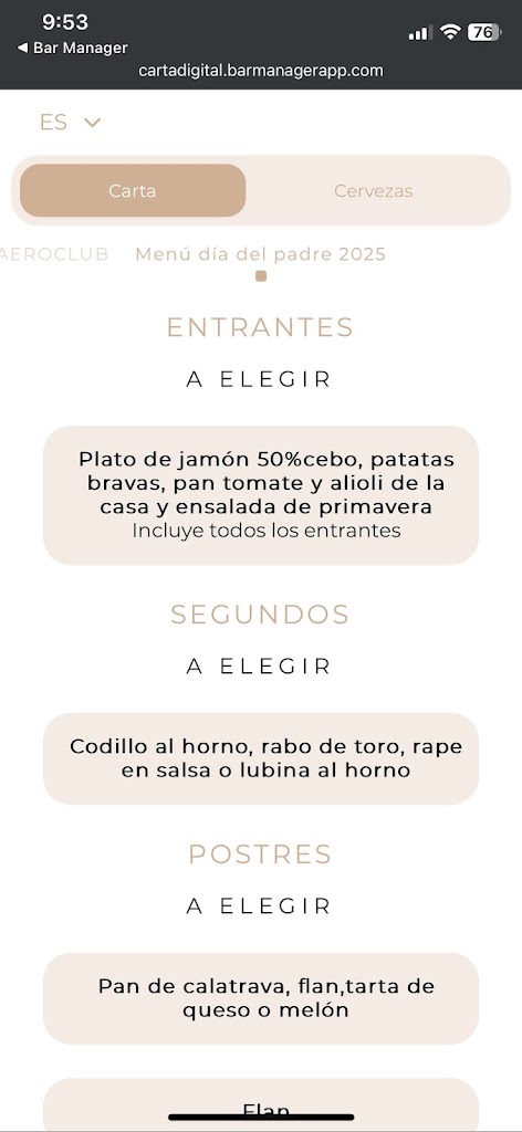 Bar Restaurante Aeroclub Mutxamel — Mas recientes