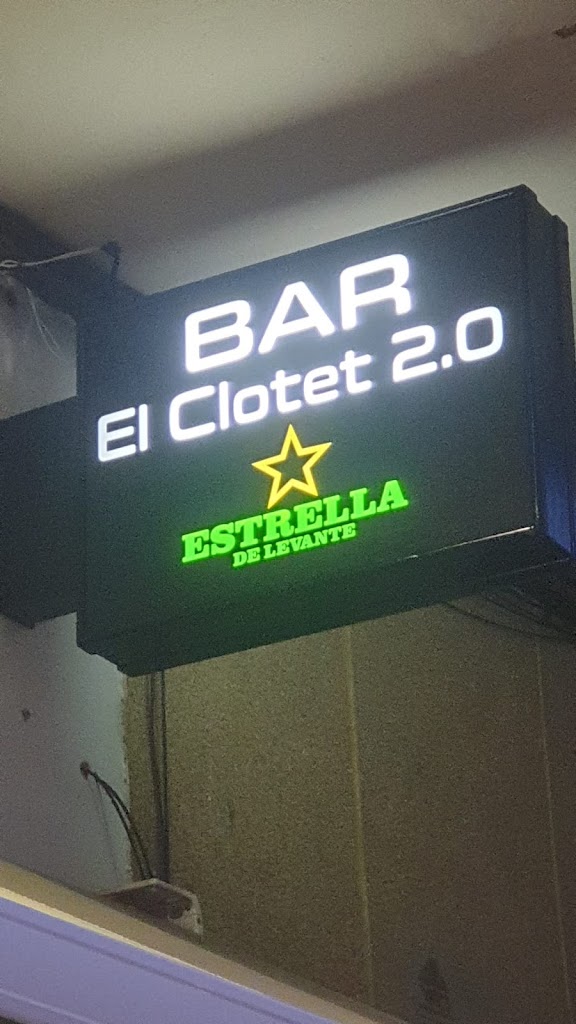 Bar-Cafeteria El Clotet 2.0 — Del propietario