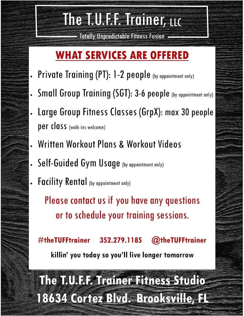  The T.U.F.F. Trainer, LLC