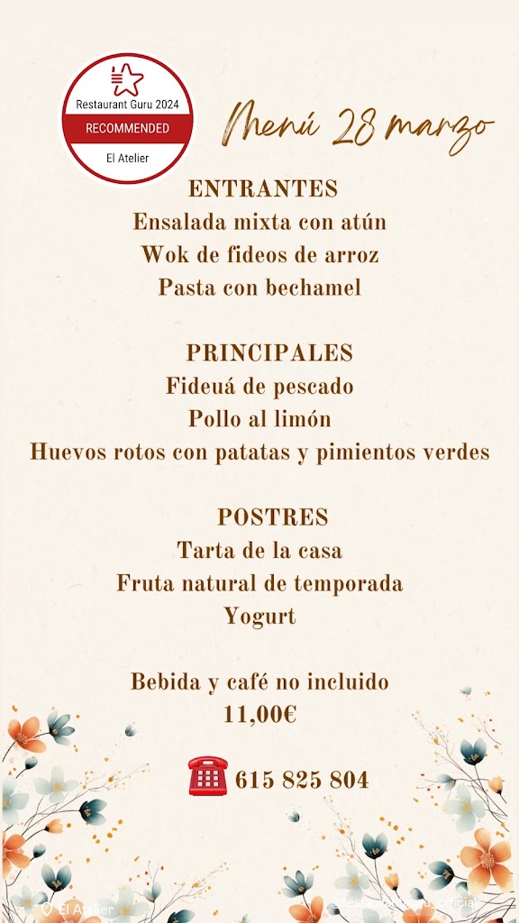 El Atelier — Mas recientes