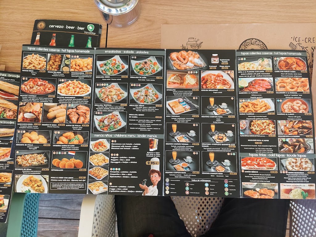 Cafe Central Salou — Carta