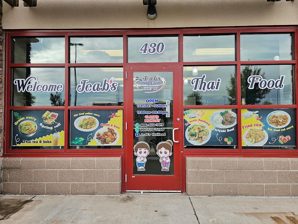 Jeab's Thai Food @Sidney MT.