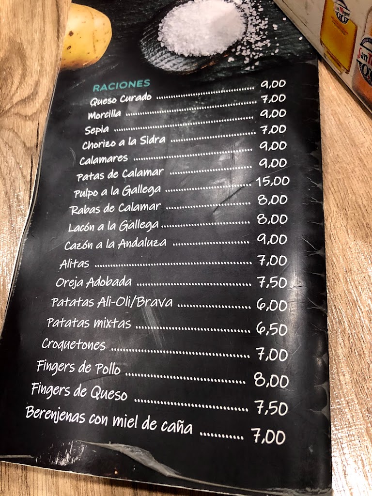 Cafeteria Agape — Carta