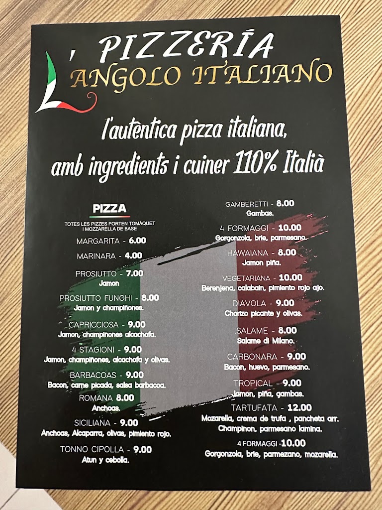 L' ANGOLO ITALIANO — Carta