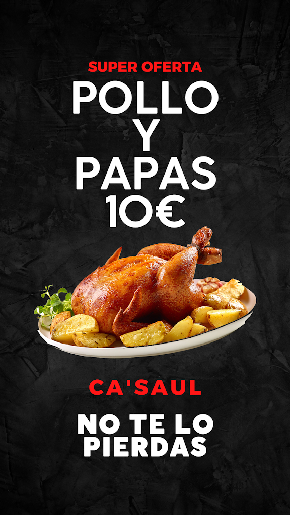 Bar Cafeteria Ca Saul — Carta