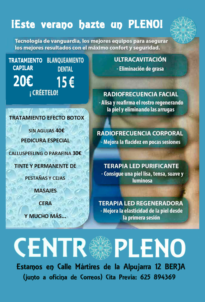Centro Estetico Pleno — Carta