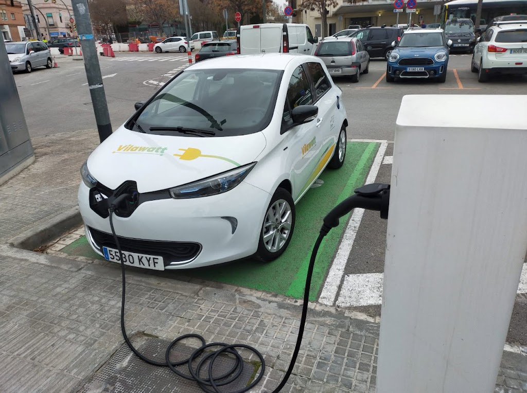 Estacion de carga de vehiculos electricos