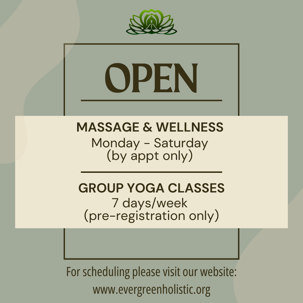  Evergreen Holistic Massage & Yoga Studio