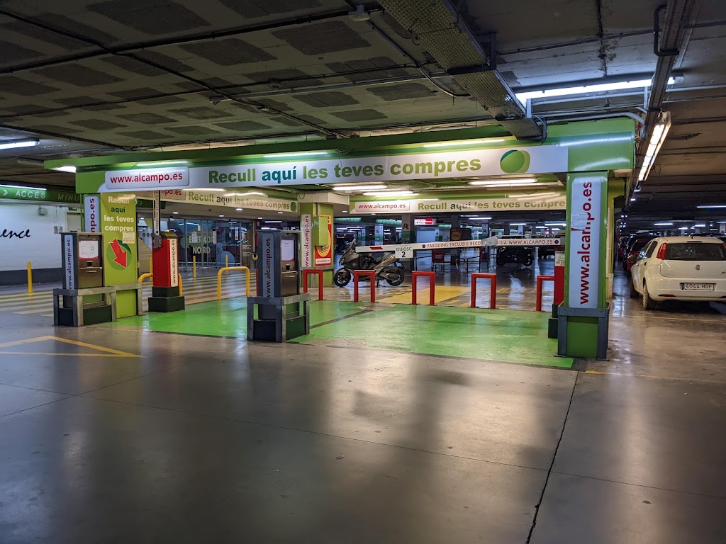 Parking Alcampo subterraneo - entrada Recogida pedidos online
