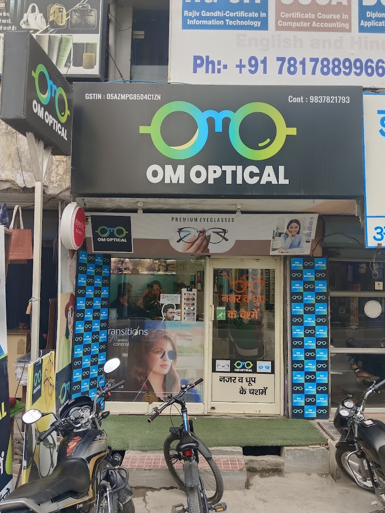 Om Optical Best Optical Contact Lens Shop Branded Sunglasses Computerised Eye Testing Center In Roorkee