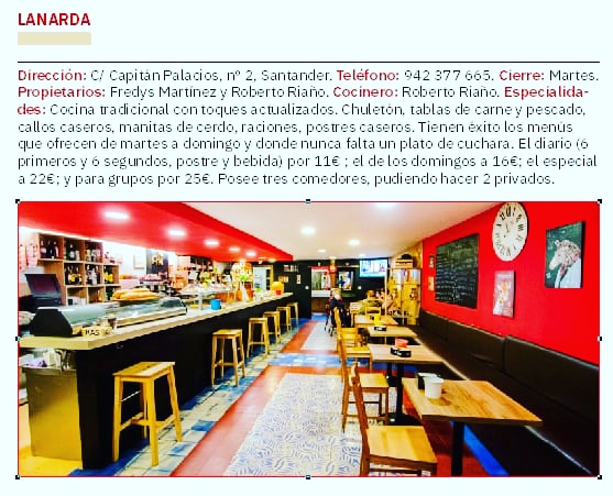 Lanarda — Carta