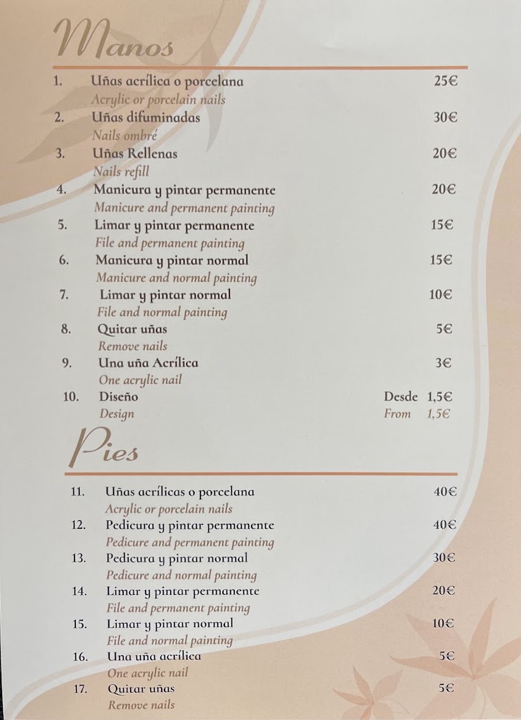 Osito Nails — Carta