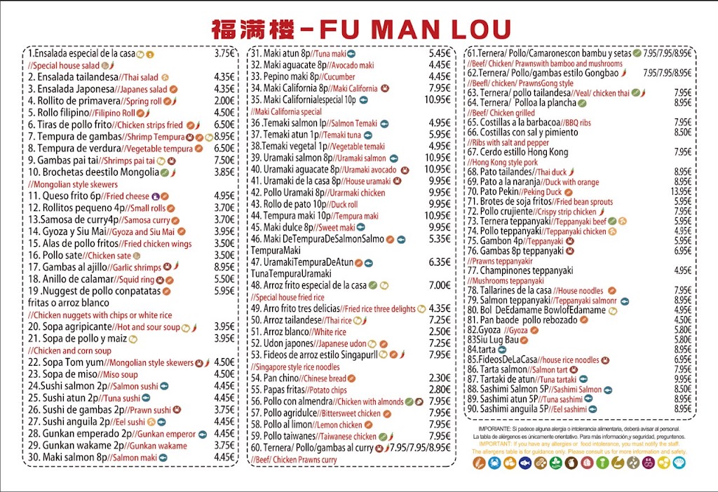 FU*MAN*LOU — Carta