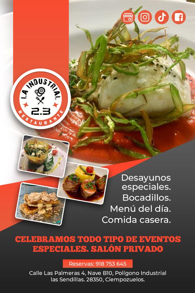Restaurante La Industrial 2.3 — Carta