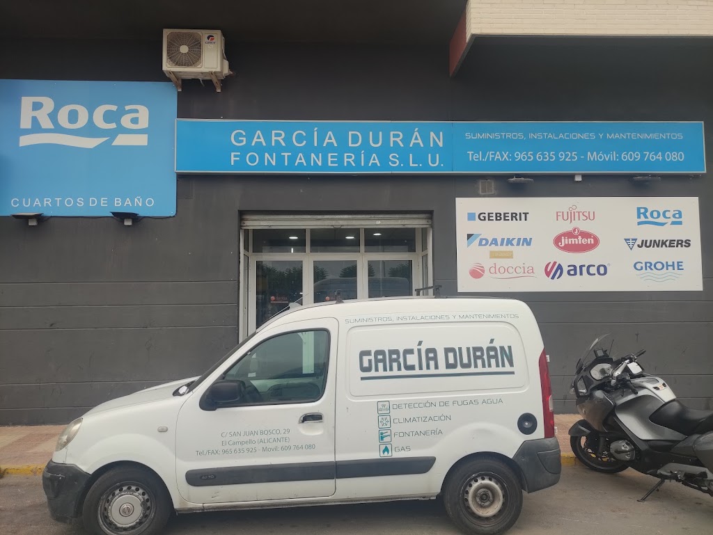 Garcia Duran Fontaneria Sl — Del propietario