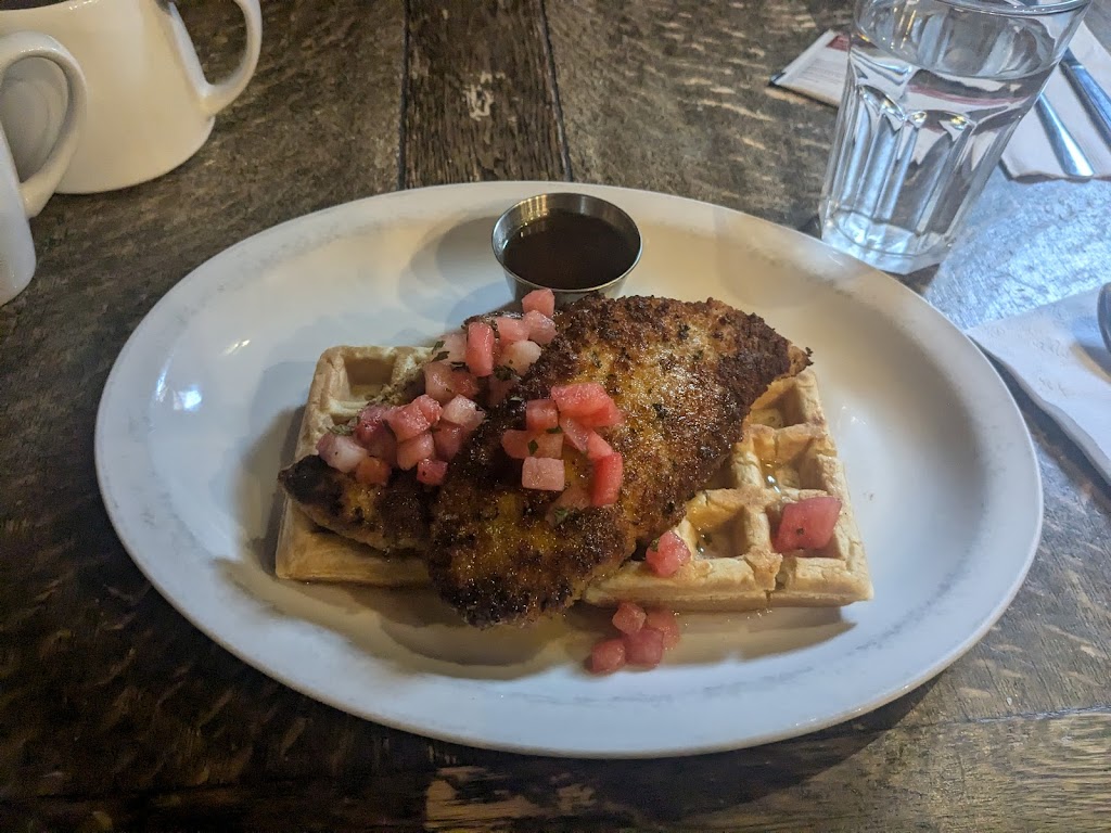 Chicken and waffles