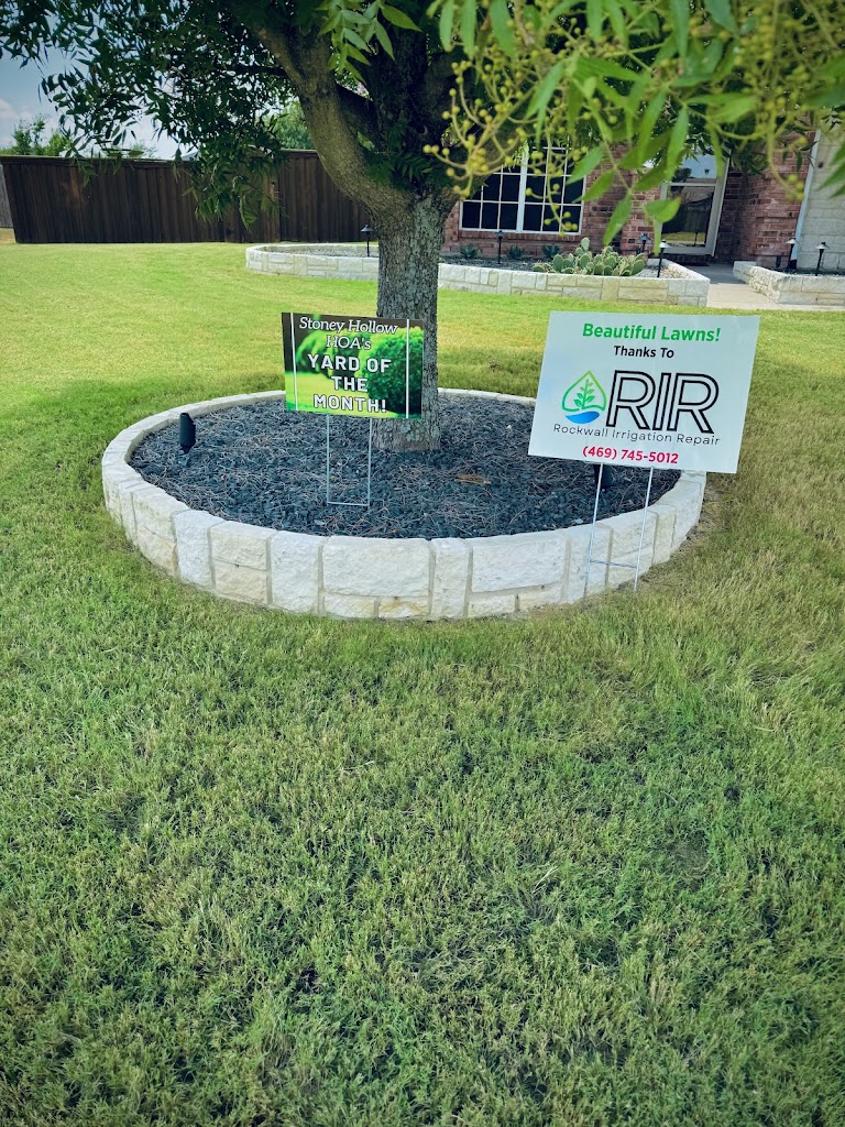 Lawn sprinkler system contractor in Rockwall