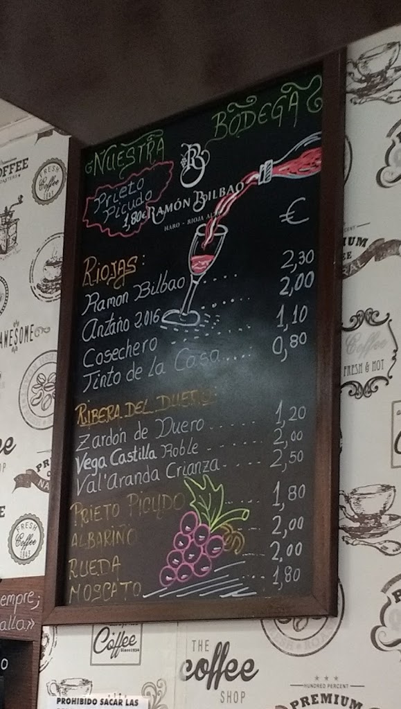 Cafe Campanaes — Carta
