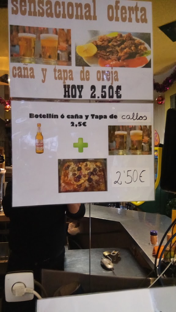 Bar Mirabel — Carta