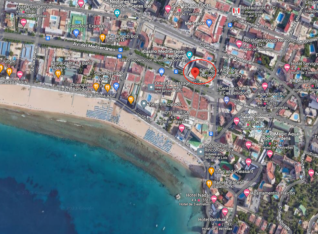 Farmacia Albatros Benidorm (Pharmacy, Apotheke) — Del propietario