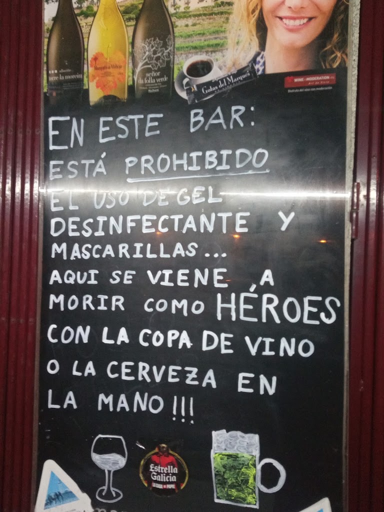 Bar Baltar — Carta