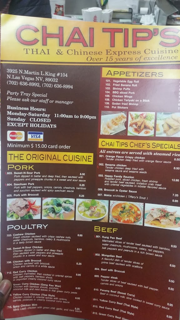 Chai Tip's Thai & Chinese