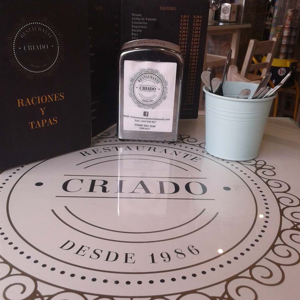 Restaurante Criado — Carta