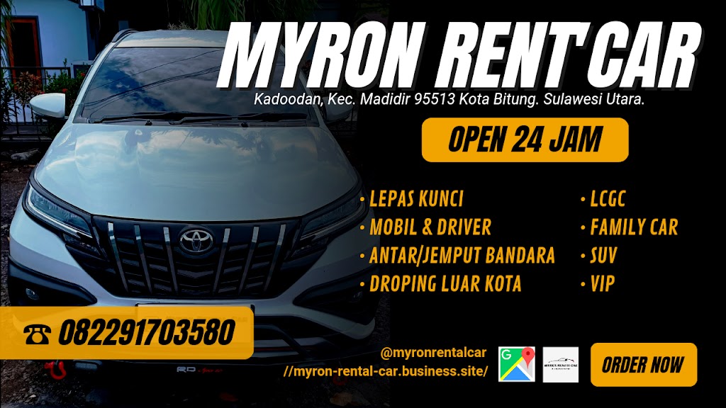 RENTAL MOBIL BITUNG (Myron Rental Car)