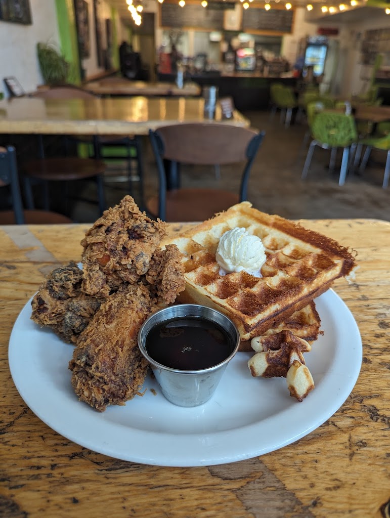 Chicken and waffles