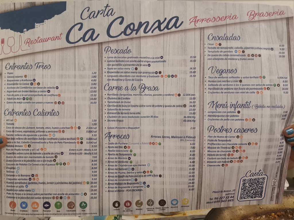 Ca Conxa — Carta
