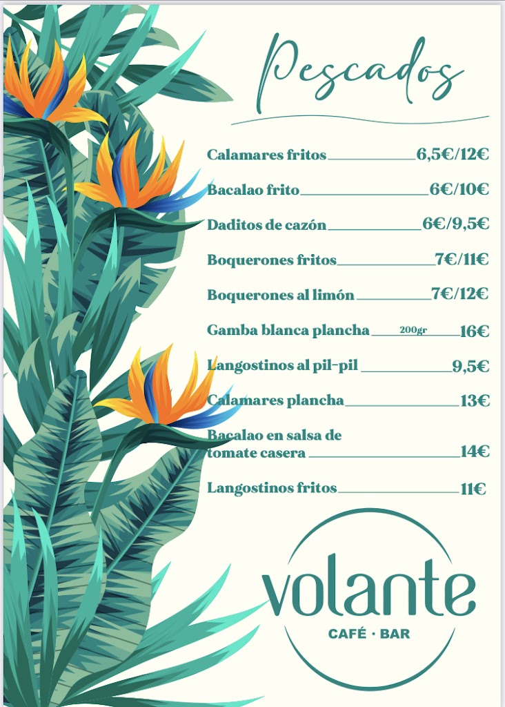 Cafe Bar Volante — Del propietario