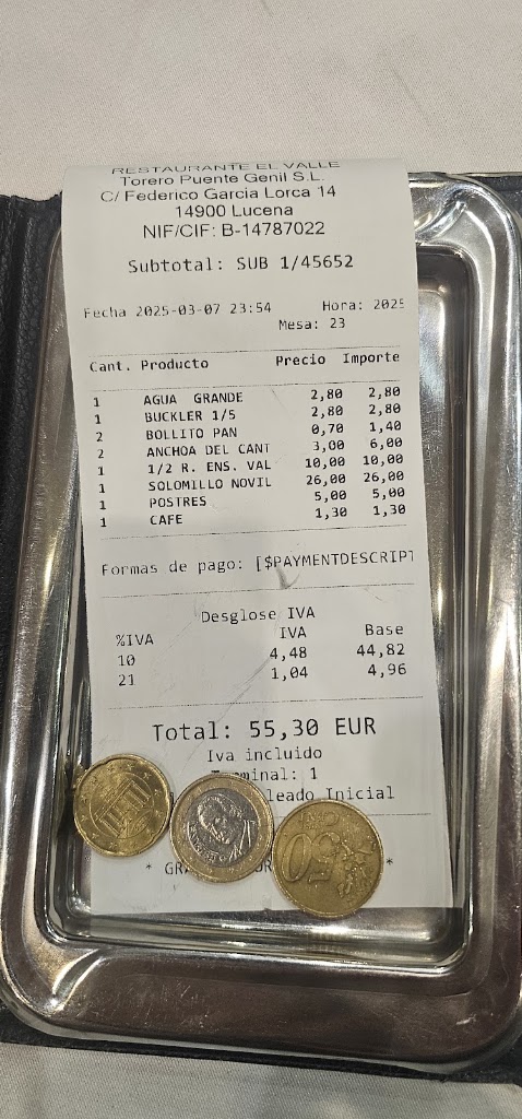 Restaurante El Valle — Mas recientes