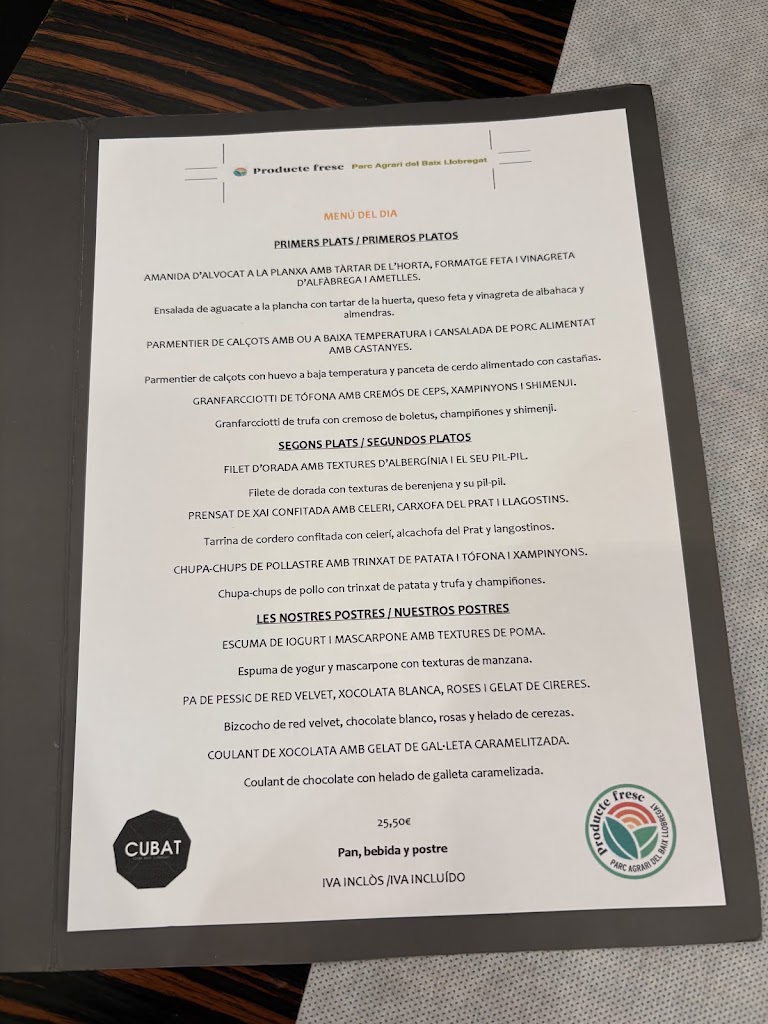 Restaurant Plats — Carta