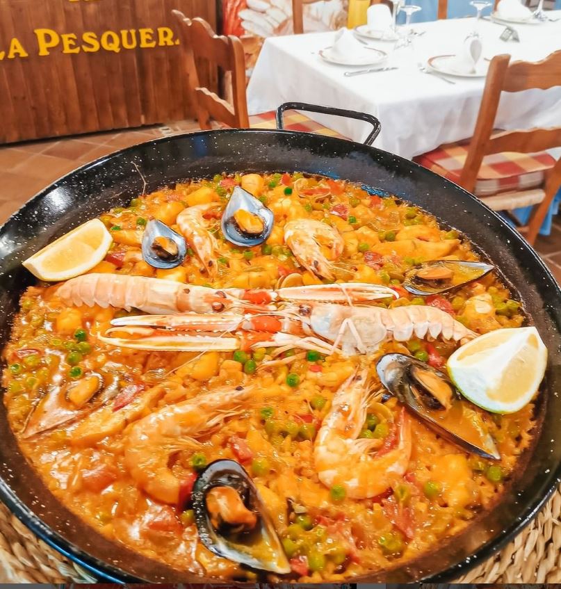Restaurante La Pesquera de San Pedro — Paella