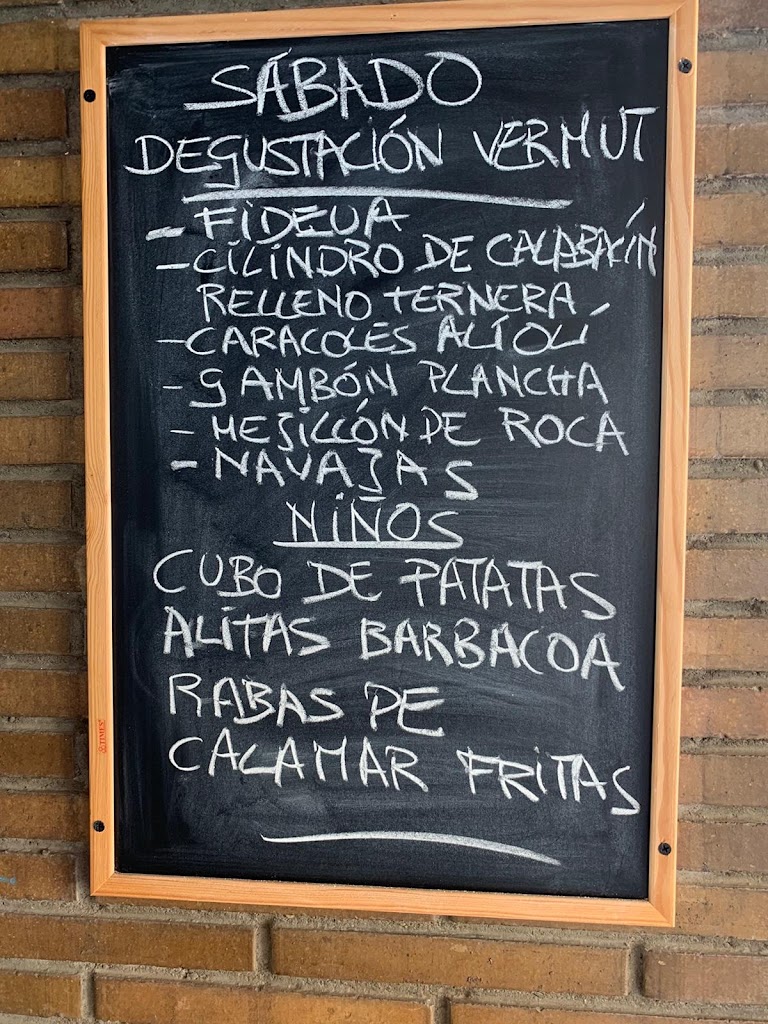 Bar Alhambra — Carta