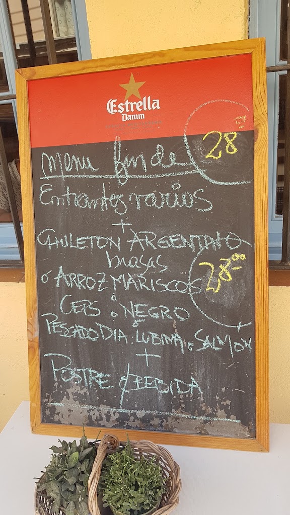 Restaurante Cal Coco — Carta
