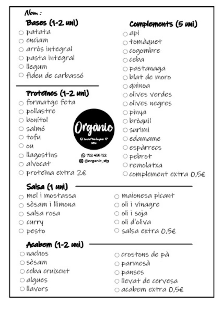 Organic — Carta