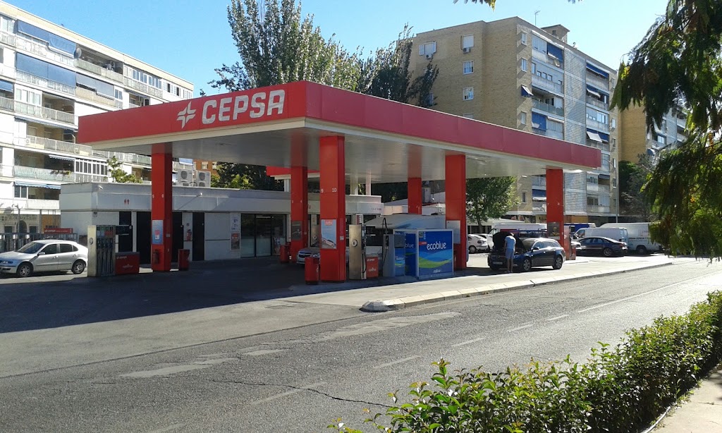 Estacion de servicio Cepsa — Surtidor de combustible