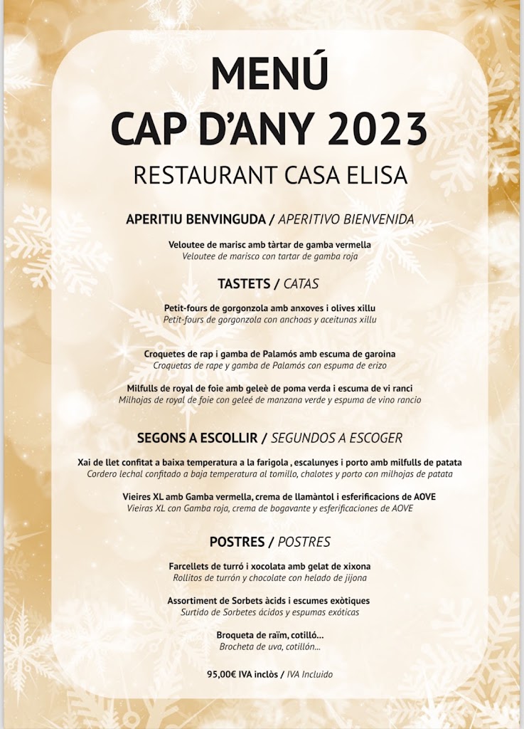 Casa Elisa — Carta