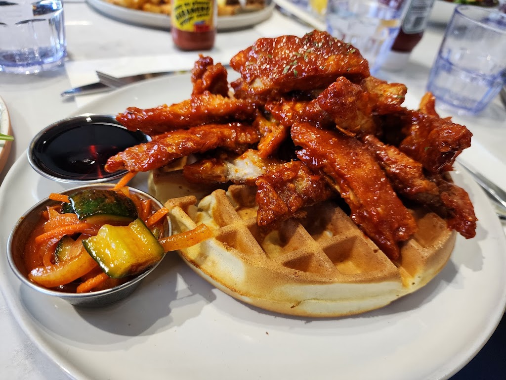 Chicken and waffles