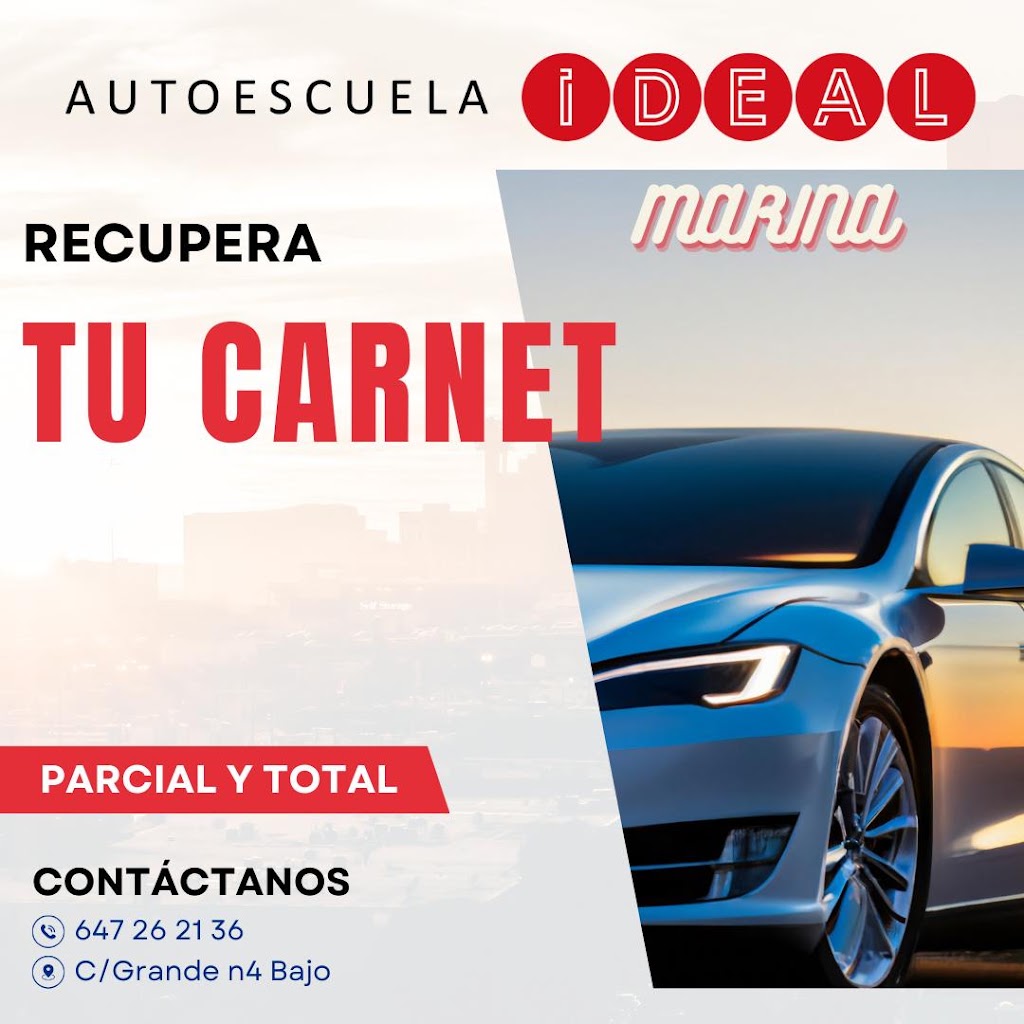 Autoescuela IDEAL MARINA Centro de Recuperacion de Puntos — Automovil