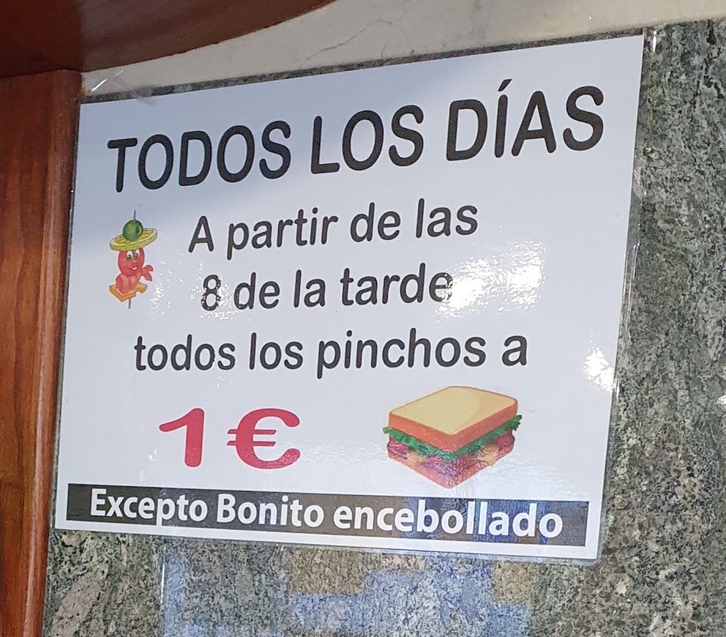 Cafeteria Villarreal — Carta