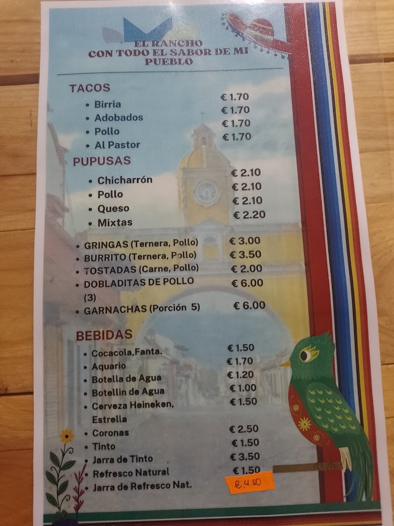 El buen chapin — Carta