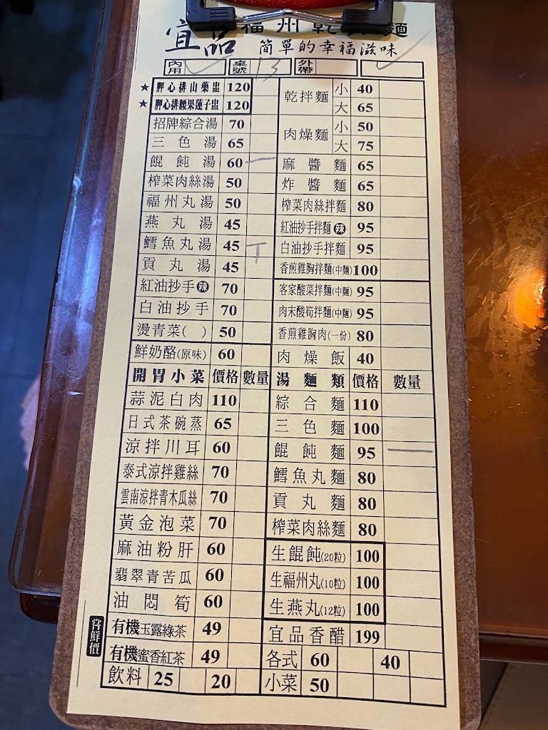 宜品福州乾拌麵 的照片