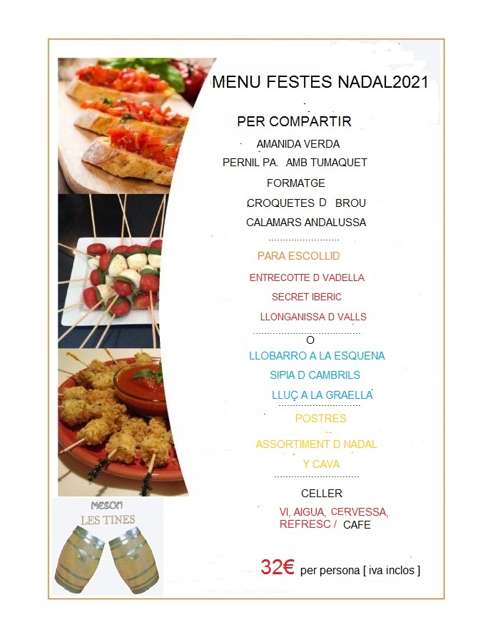 Meson LES TINES — Carta