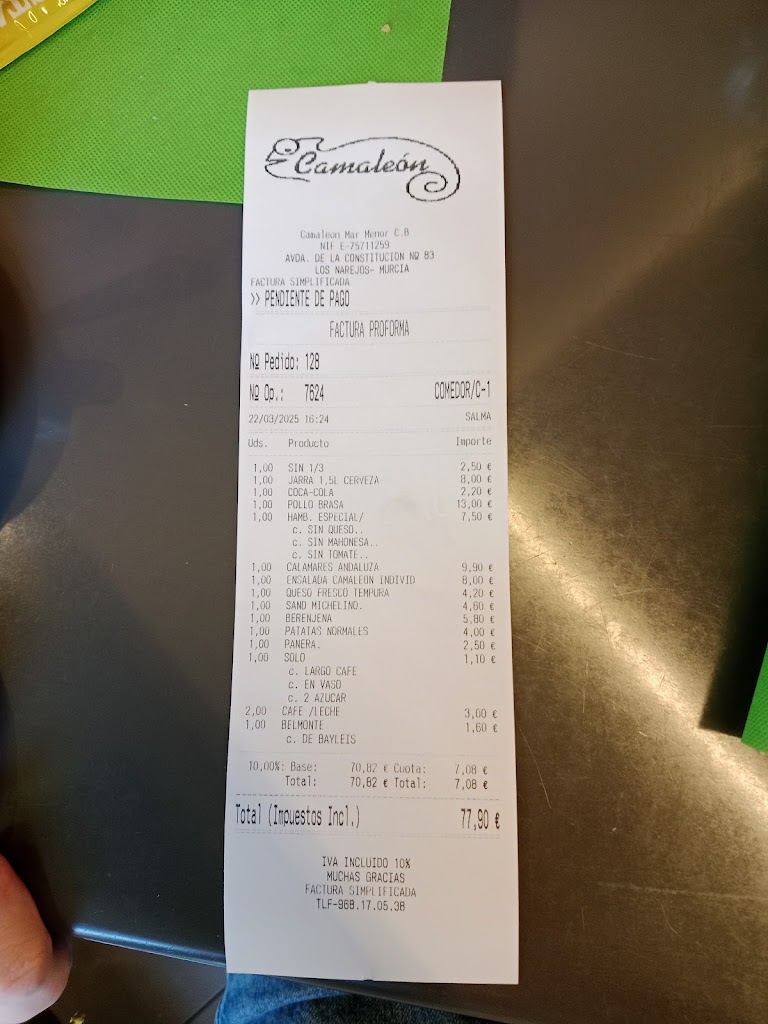 Camaleon Bar — Mas recientes