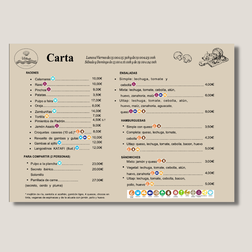 Uttap 3.catorce — Carta